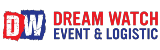 dream watch event and logistics rental company logo